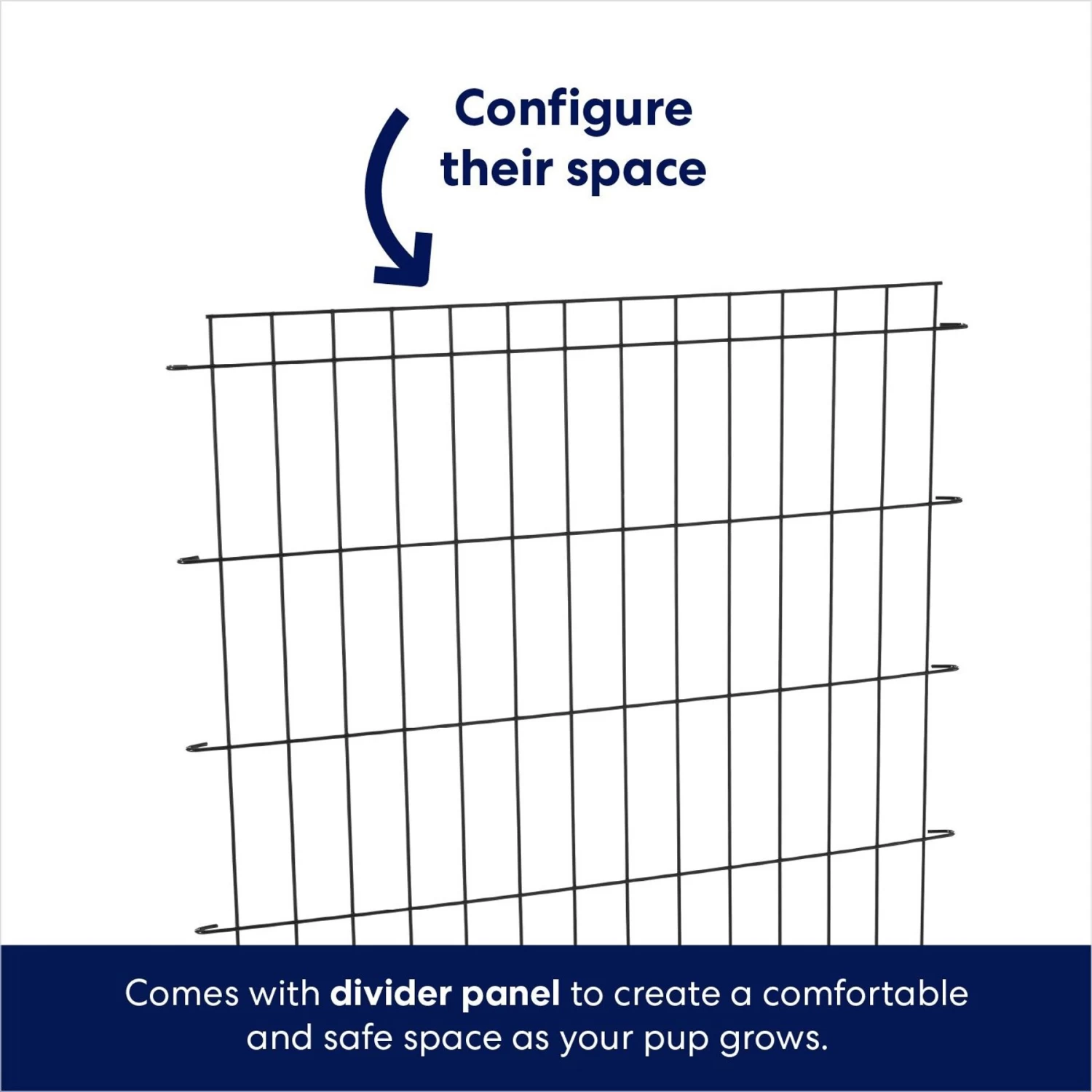 Frisco Heavy Duty Fold & Carry Double Door Collapsible Wire Dog Crate 7 Frisco Heavy Duty Fold & Carry Double Door Collapsible Wire Dog Crate - Image 5