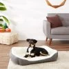 Frisco Sherpa Rectangular Bolster Dog Bed -Frisco 129483 MAIN. AC SS1800 V1566334977