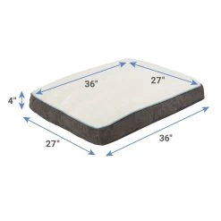 Frisco Plush Pillow Cat & Dog Bed W/ Removable Cover -Frisco 129513 PT1. AC SS1800 V1647881276