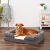 Frisco Plush Orthopedic Front Bolster Cat & Dog Bed W/Removable Cover -Frisco 144862 MAIN. AC SS1800 V1650097927