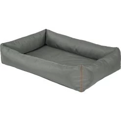 Frisco Rectangular Bolster Dog Bed W/Removable Cover, Dark Gray -Frisco 144865 PT2. AC SS1800 V1566404861