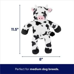 Frisco Cow Plush With Inside Rope Squeaky Dog Toy 9 Frisco Cow Plush With Inside Rope Squeaky Dog Toy -Frisco 147063 PT1. AC SS1800 V1695671059