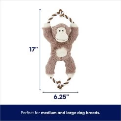 Frisco Monkey Plush With Rope Squeaky Dog Toy 8 Frisco Monkey Plush With Rope Squeaky Dog Toy -Frisco 147067 PT1. AC SS1800 V1674080695