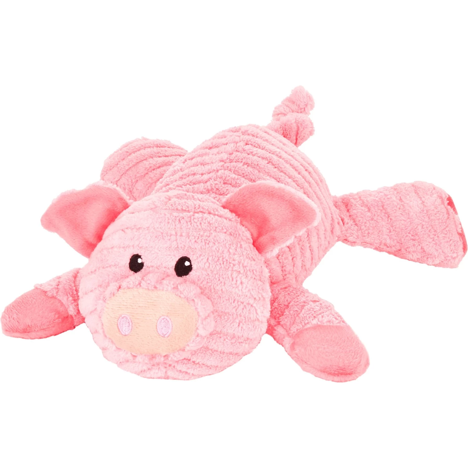 Frisco Corduroy Plush Squeaking Pig Dog Toy 3 Frisco Corduroy Plush Squeaking Pig Dog Toy