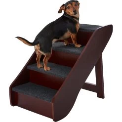 Frisco Deluxe Foldable Wooden Carpeted Cat & Dog Stairs -Frisco 156781 PT4. AC SS1800 V1569621467