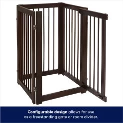 Frisco Deluxe Configurable 4-Panel Wood Dog Gate 14 Frisco Deluxe Configurable 4-Panel Wood Dog Gate -Frisco 156793 PT5. AC SS1800 V1671203001