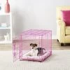 Frisco Fold & Carry Single Door Collapsible Wire Dog Crate, Pink 2 Frisco Fold & Carry Single Door Collapsible Wire Dog Crate, Pink -Frisco 160806 MAIN. AC SS1800 V1598642758