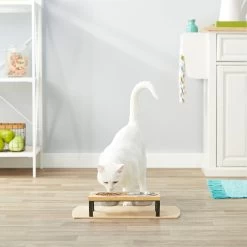 Frisco Wood Elevated Stainless Steel Double Diner Dog & Cat Bowl -Frisco 161144 PT4. AC SS1800 V1561641433