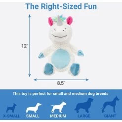 Frisco Unicorn Textured Plush Squeaky Dog Toy 6 Frisco Unicorn Textured Plush Squeaky Dog Toy -Frisco 174699 PT1. AC SS1800 V1574719131