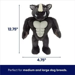 Frisco Rhino Muscle Plush Squeaky Dog Toy -Frisco 174719 PT1. AC SS1800 V1691783910