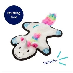 Frisco Unicorn Stuffing-Free Flat Plush Squeaky Dog Toy 10 Frisco Unicorn Stuffing-Free Flat Plush Squeaky Dog Toy -Frisco 174737 PT2. AC SS1800 V1695670697