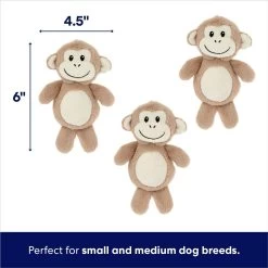 Frisco Monkeys In Tree Hide & Seek Puzzle Plush Squeaky Dog Toy -Frisco 174759 PT2. AC SS1800 V1698345476