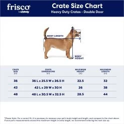 Frisco Heavy Duty Fold & Carry Double Door Collapsible Wire Dog Crate & Mat Kit -Frisco 212618 PT2. AC SS1800 V1667229328