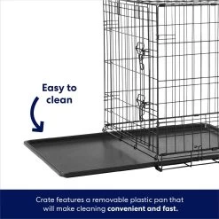 Frisco Heavy Duty Fold & Carry Double Door Collapsible Wire Dog Crate & Mat Kit -Frisco 212618 PT4. AC SS1800 V1667227171