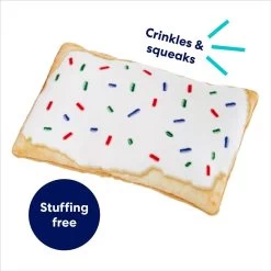Frisco Frosted Pastry Stuffing-Free Flat Plush Squeaky Dog Toy 10 Frisco Frosted Pastry Stuffing-Free Flat Plush Squeaky Dog Toy -Frisco 213812 PT2. AC SS1800 V1686580151