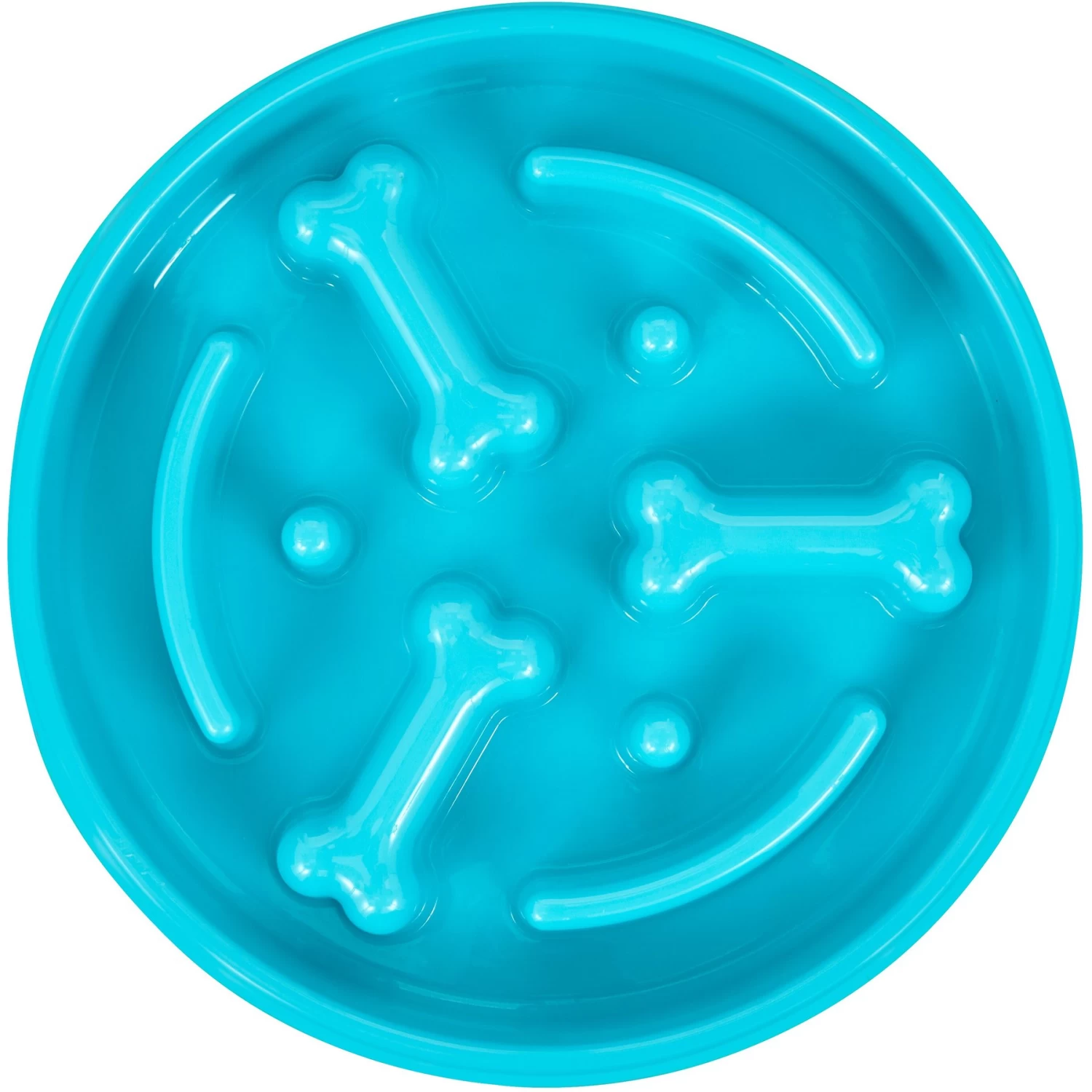 Frisco Bone Shaped Ridges Slow Feed Bowl 3 Frisco Bone Shaped Ridges Slow Feed Bowl