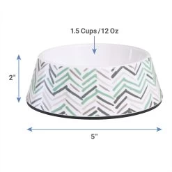 Frisco Chevron Brushed Melamine Bowl 10 Frisco Chevron Brushed Melamine Bowl -Frisco 216059 PT1. AC SS1800 V1600374248