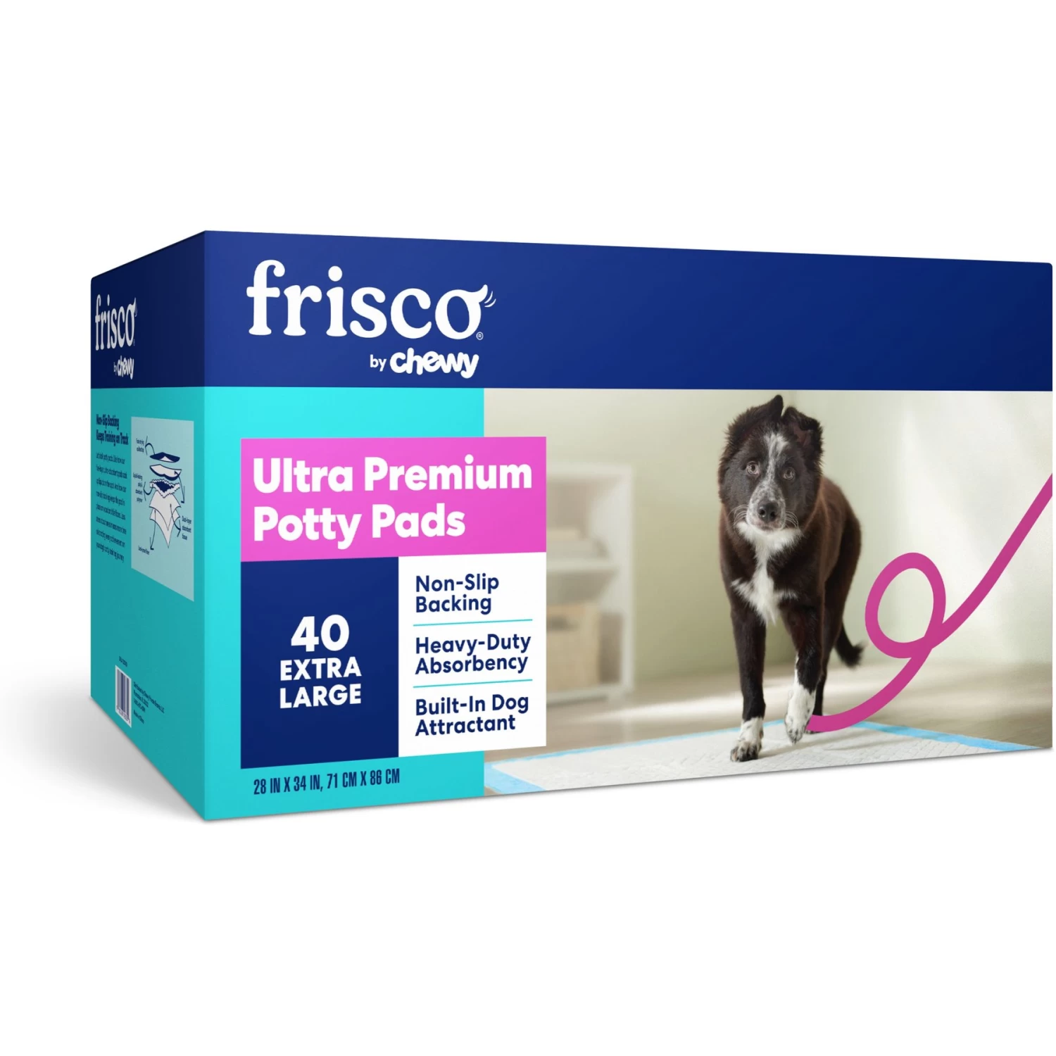 Frisco Extra Large Non-Skid Ultra Premium Dog Training & Potty Pads 3 Frisco Extra Large Non-Skid Ultra Premium Dog Training & Potty Pads