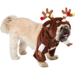 Frisco Front Walking Reindeer Dog & Cat Costume, 1 Count -Frisco 228790 PT3. AC SS1800 V1631299657