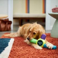 Frisco Retro Whack It! Ballistic Nylon Plush Squeaky Dog Toy -Frisco 230302 PT3. AC SS1800 V1601947283