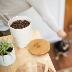 Frisco Melamine Dog & Cat Treat Jar With Bamboo Lid 11 Frisco Melamine Dog & Cat Treat Jar With Bamboo Lid -Frisco 232068 PT8. AC SS1800 V1605738445