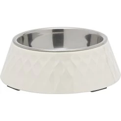 Frisco Hammered Melamine Stainless Steel Dog Bowl