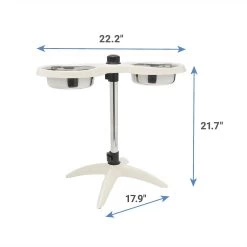 Frisco Adjustable Stainless Steel Double Elevated Dog Bowls -Frisco 232097 PT6. AC SS1800 V1605747106