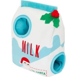 Frisco Holiday Milk & Gingerbread Cookies Hide & Seek Puzzle Plush Squeaky Dog Toy -Frisco 233262 PT3. AC SS1800 V1600882557