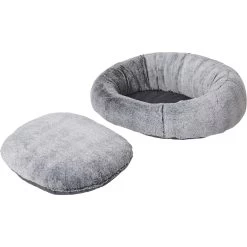 Frisco Plush Camel Back Donut Bolster Cat & Dog Bed -Frisco 235028 PT5. AC SS1800 V1600389402