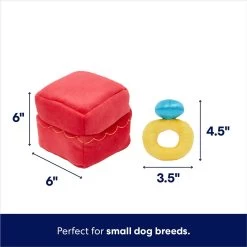 Frisco Valentine Ring 2-in-1 Plush Squeaky Dog Toy -Frisco 241737 PT1. AC SS1800 V1701365129