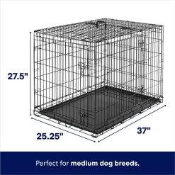 Frisco Heavy Duty All-in-1 Multi-Stage 3 Door Collapsible Wire Dog Crate 11 Frisco Heavy Duty All-in-1 Multi-Stage 3 Door Collapsible Wire Dog Crate -Frisco 247915 PT1. AC SS1800 V1611265560