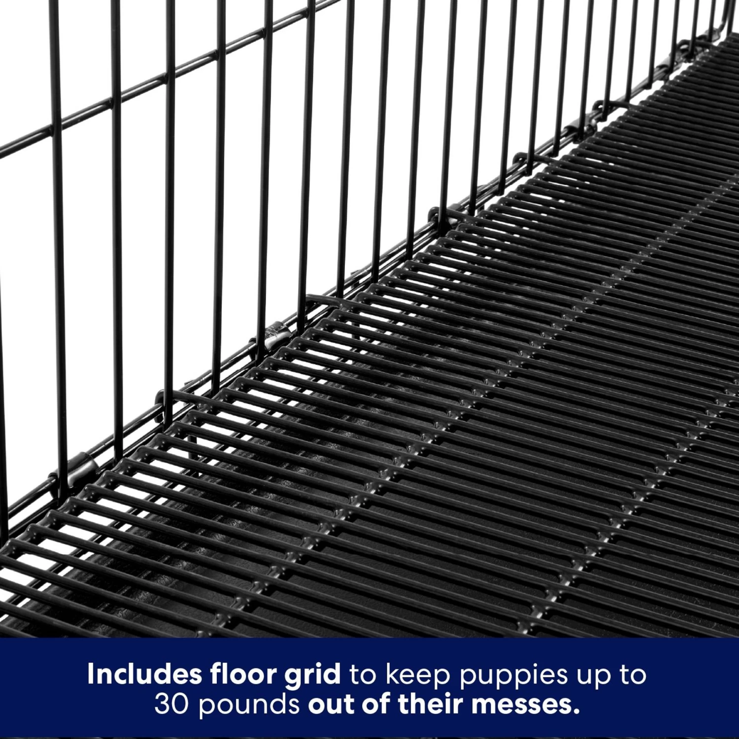 Frisco Heavy Duty All-in-1 Multi-Stage 3 Door Collapsible Wire Dog Crate 6 Frisco Heavy Duty All-in-1 Multi-Stage 3 Door Collapsible Wire Dog Crate - Image 4