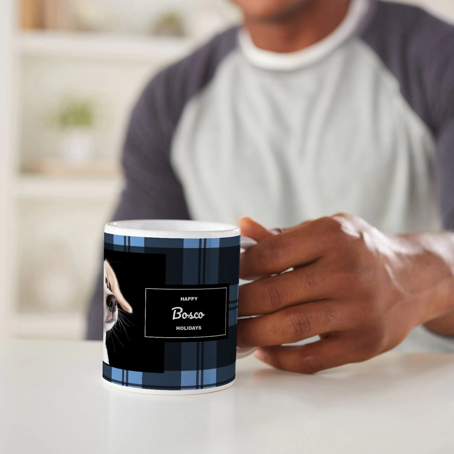 Frisco Plaid Personalized Coffee Mug 6 Frisco Plaid Personalized Coffee Mug - Image 4