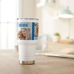 Frisco Double Walled "Dog Mom" Personalized Tumbler, 30-oz Cup -Frisco 250741 PT4. AC SS1800 V1610772487