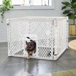 Frisco 4-Panel Plastic Exercise Dog Playpen