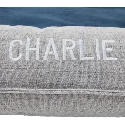 Frisco Orthopedic Personalized Bolster Dog Bed W/Removable Cover, Harbour Blue, Large -Frisco 252617 PT5. AC SS1800 V1604532720