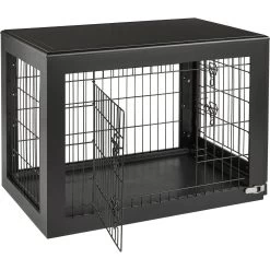 Frisco Double Door Furniture Style Dog Crate, Black 11 Frisco Double Door Furniture Style Dog Crate, Black -Frisco 253026 PT5. AC SS1800 V1617644239