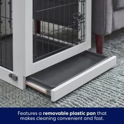 Frisco Double Door Furniture Style Dog Crate, White 10 Frisco Double Door Furniture Style Dog Crate, White -Frisco 253029 PT4. AC SS1800 V1617644245