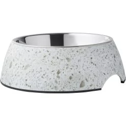 Frisco Quartz Design Stainless Steel Dog & Cat Bowl
