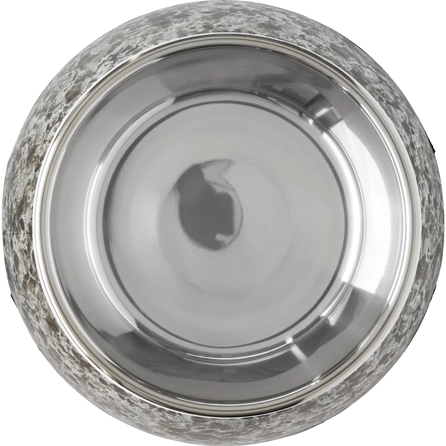 Frisco Black Marble Design Stainless Steel Dog & Cat Bowl 7 Frisco Black Marble Design Stainless Steel Dog & Cat Bowl - Image 5