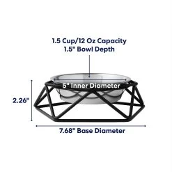Frisco Elevated Stainless Steel Dog & Cat Bowl With Metal Stand -Frisco 253055 PT1. AC SS1800 V1685732021