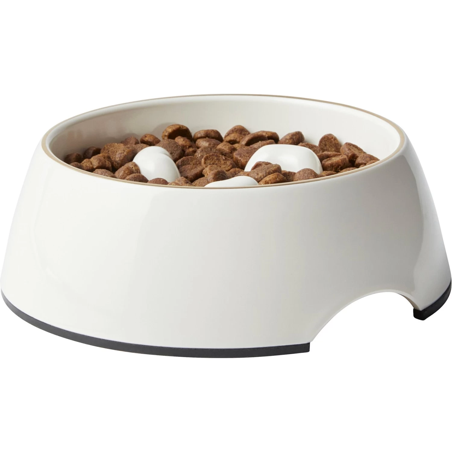 Frisco Melamine Slow Feed Dog & Cat Bowl With Gold Trim 6 Frisco Melamine Slow Feed Dog & Cat Bowl With Gold Trim - Image 4