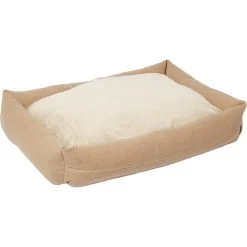 Frisco Faux Felt Reversible Modern Zipper Bolster Cat & Dog Bed -Frisco 255154 PT2. AC SS1800 V1616011924