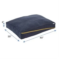 Frisco Faux Felt Zipper Pillow Cat & Dog Bed -Frisco 255158 PT1. AC SS1800 V1616593206