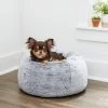 Frisco Plush Pouf Pillow Cat & Dog Bed