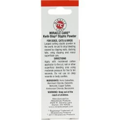 Frisco Dog & Cat Nail Clippers & Miracle Care Kwik-Stop Styptic Powder For Dogs, Cats & Birds 11 Frisco Dog & Cat Nail Clippers & Miracle Care Kwik-Stop Styptic Powder For Dogs, Cats & Birds -Frisco 255589 PT4. AC SS1800 V1604097708