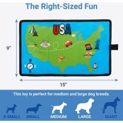 Frisco Road Trip Foldable Map Flat Plush Squeaky Dog Toy 8 Frisco Road Trip Foldable Map Flat Plush Squeaky Dog Toy -Frisco 261998 PT1. AC SS1800 V1622563942