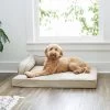 Frisco Faux Linen Corner Personalized Bolster Dog Bed W/Removable Cover 2 Frisco Faux Linen Corner Personalized Bolster Dog Bed W/Removable Cover -Frisco 262158 MAIN. AC SS1800 V1615828368