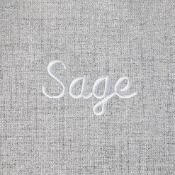 Frisco Faux Linen Corner Personalized Bolster Dog Bed W/Removable Cover, Harbour Blue, L -Frisco 262160 PT3. AC SS1800 V1615570119