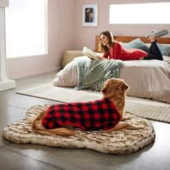 Frisco Dog & Cat Cozy Polar Fleece PJs, Red Plaid -Frisco 268510 PT5. AC SS1800 V1637708508